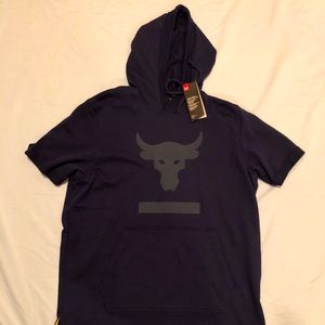 Under Armour Project Rock short sleeve hoodie
